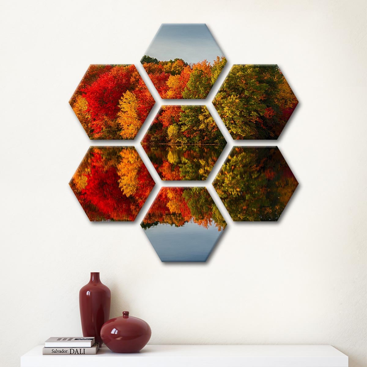 Colors of Fall Multi Panel Canvas Wall Art