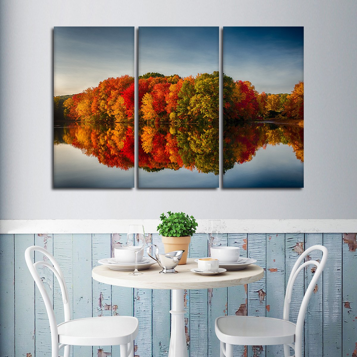 Colors of Fall Multi Panel Canvas Wall Art
