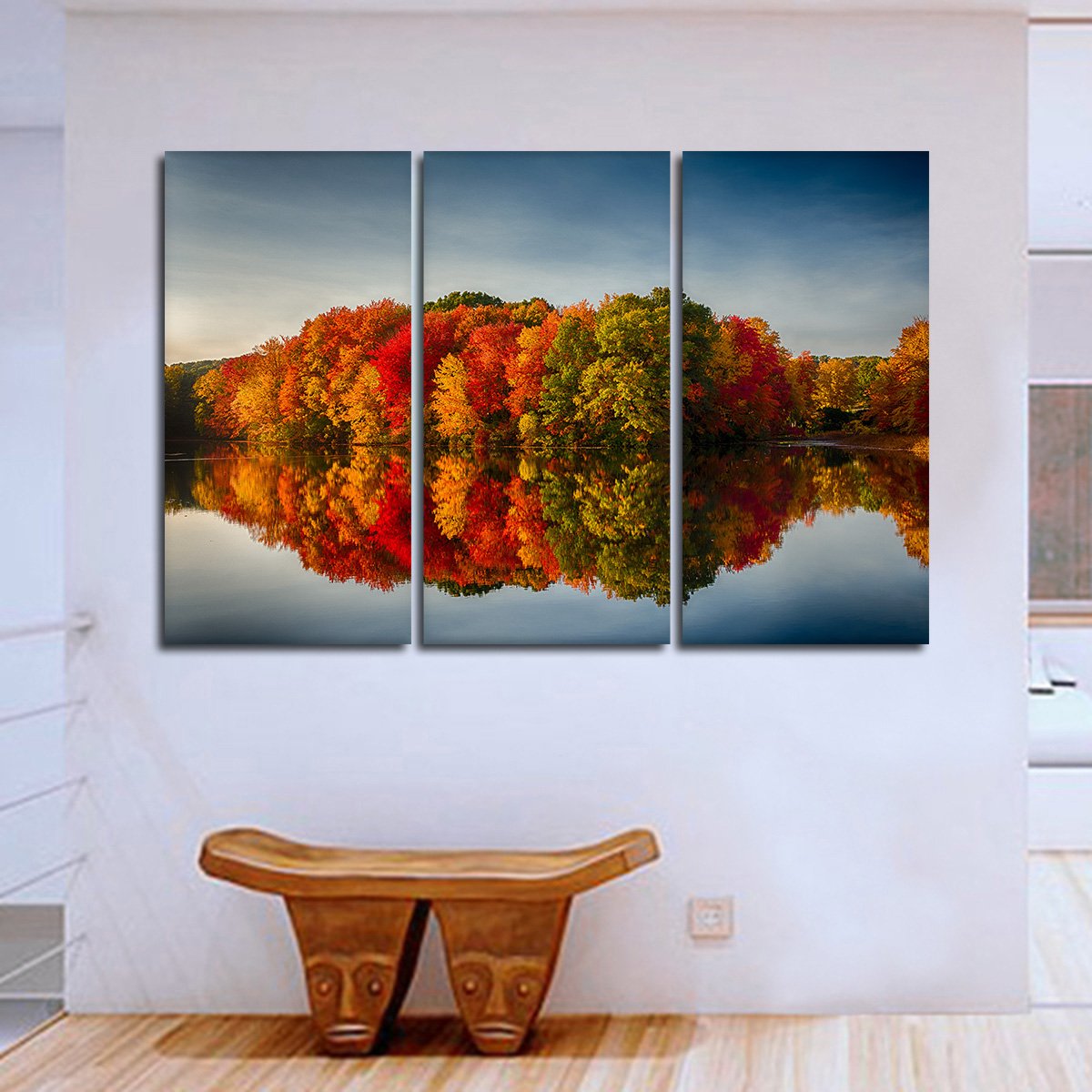 Colors of Fall Multi Panel Canvas Wall Art