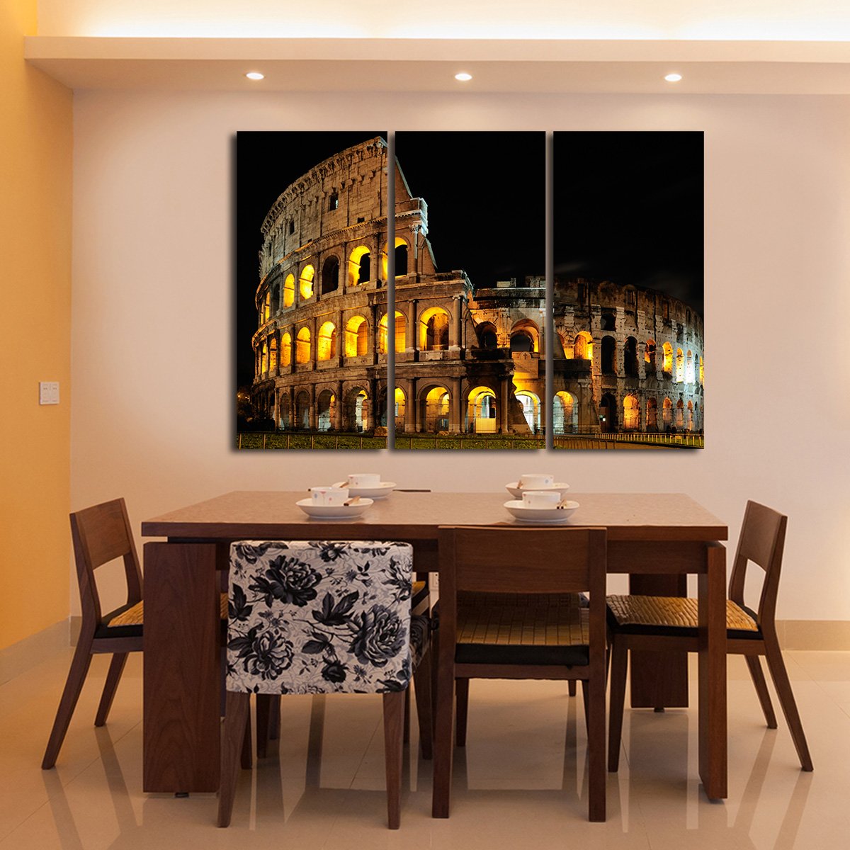 Colosseum Multi Panel Canvas Wall Art