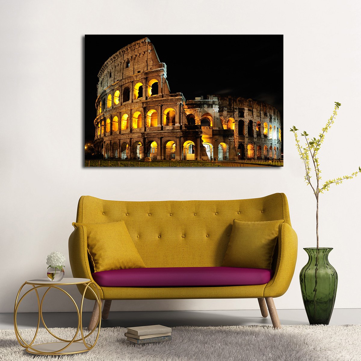 Colosseum Multi Panel Canvas Wall Art