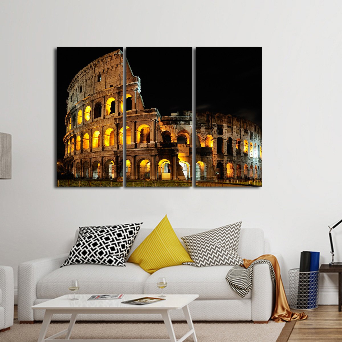 Colosseum Multi Panel Canvas Wall Art