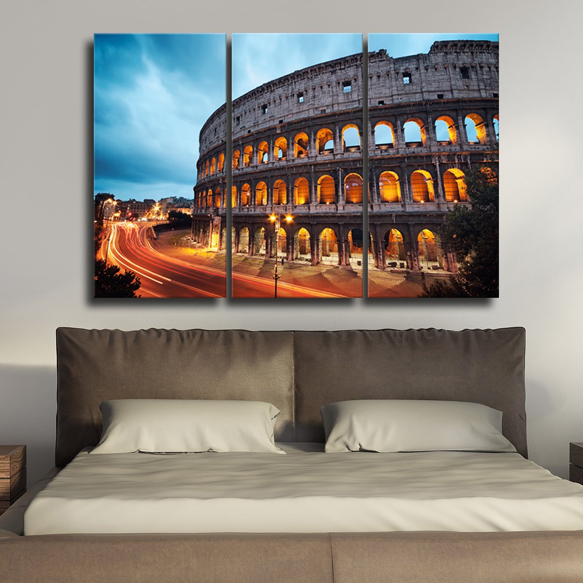 Colosseum View Multi Panel Canvas Wall Art