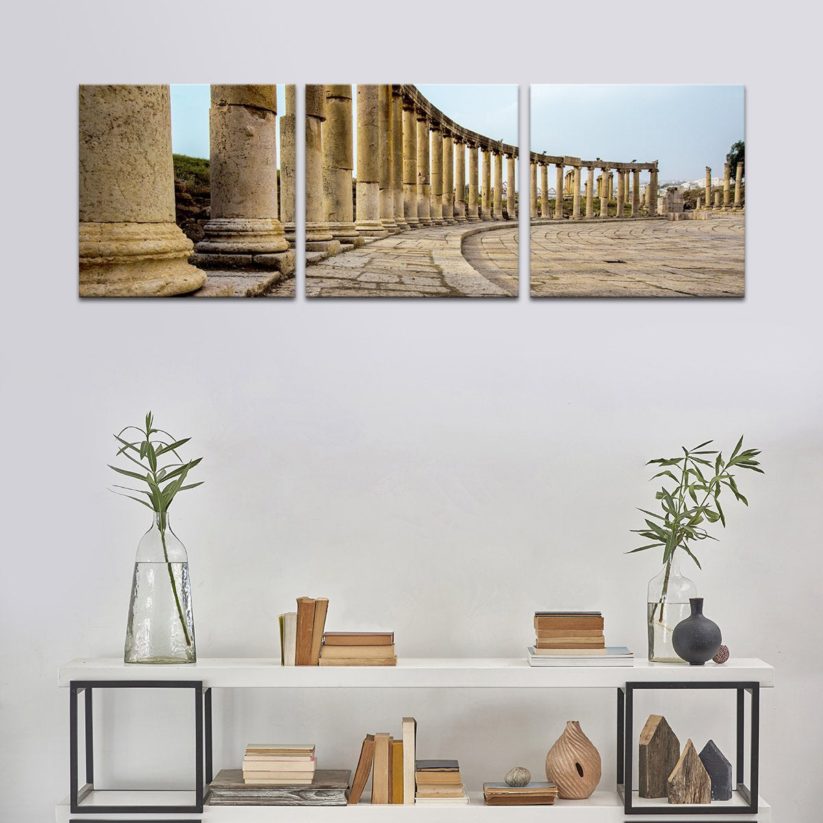 Column Panoramic Multi Panel Canvas Wall Art