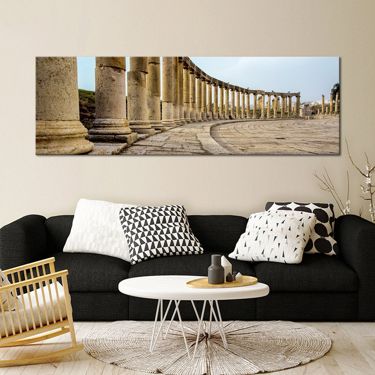 Column Panoramic Multi Panel Canvas Wall Art