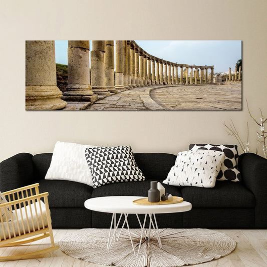 Column Panoramic Multi Panel Canvas Wall Art