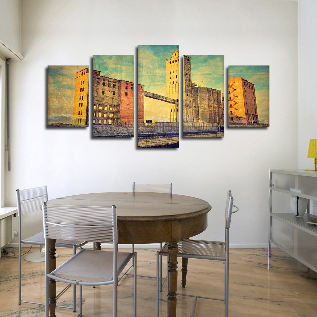 Commercial Zone Multi Panel Canvas Wall Art