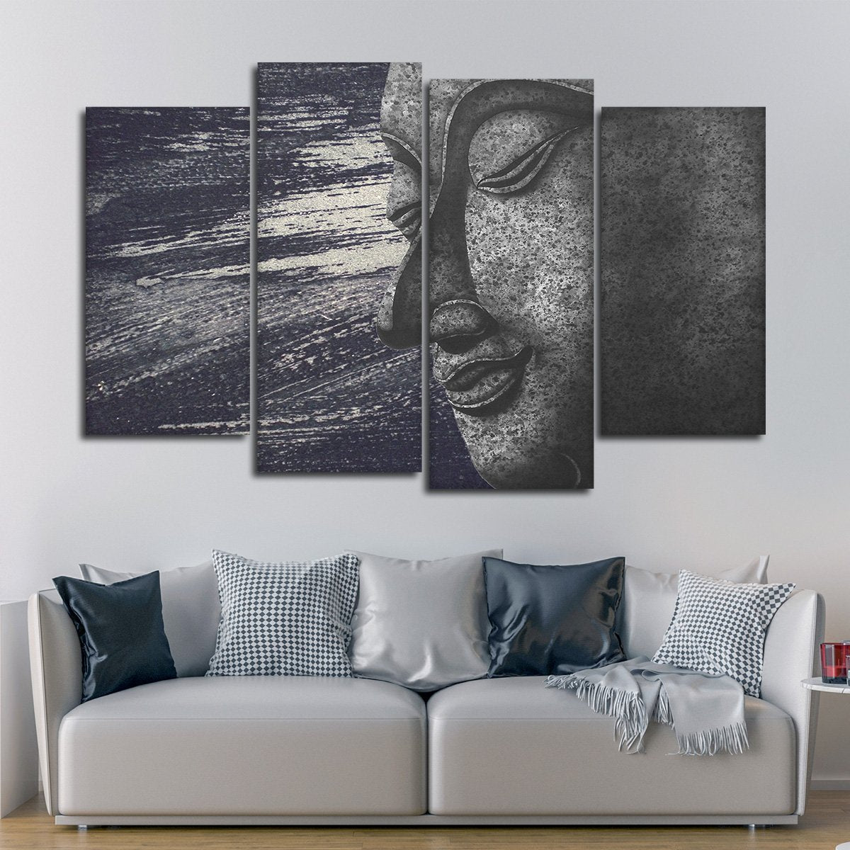 Compassionate Buddha Multi Panel Canvas Wall Art