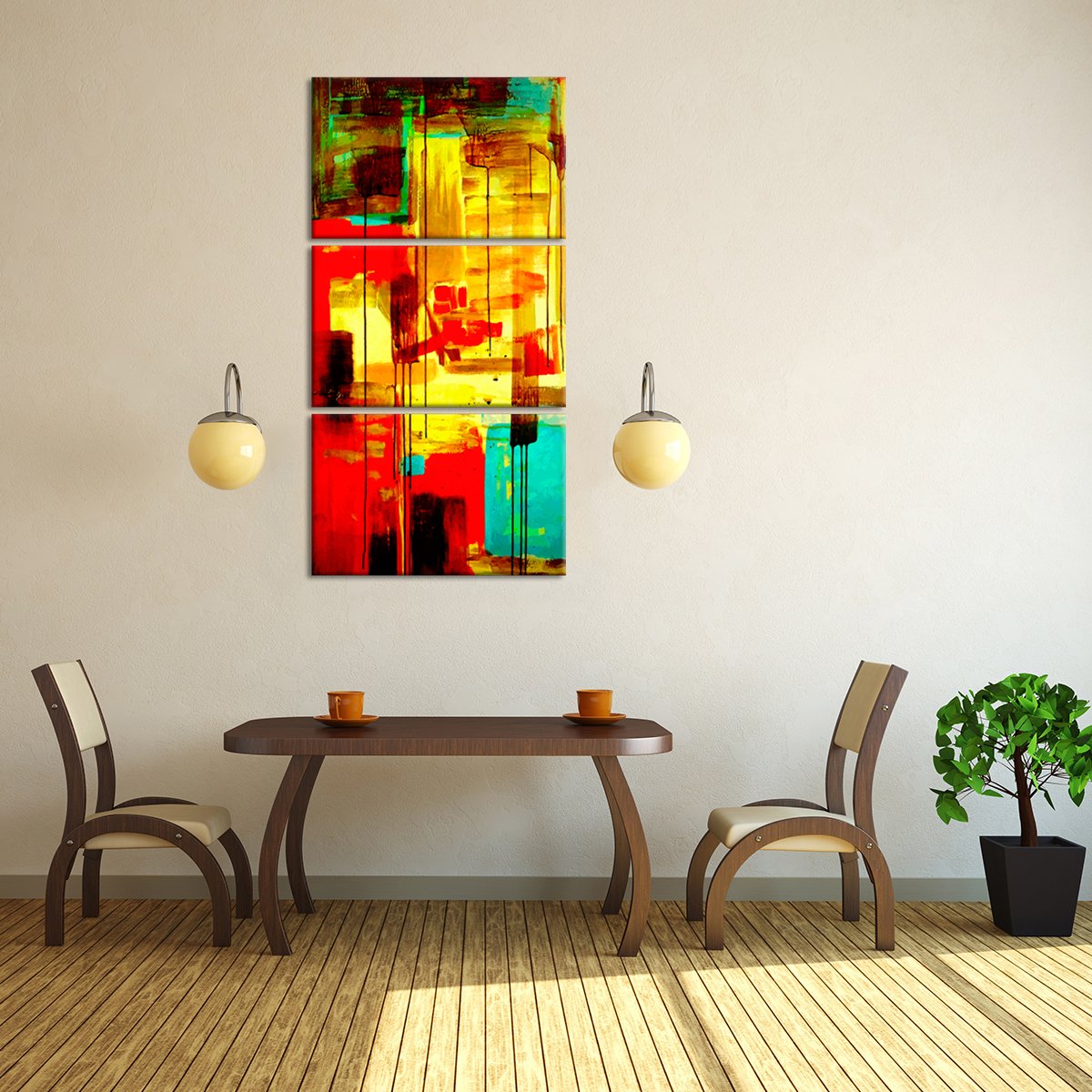 Composition By Greg Multi Panel Canvas Wall Art