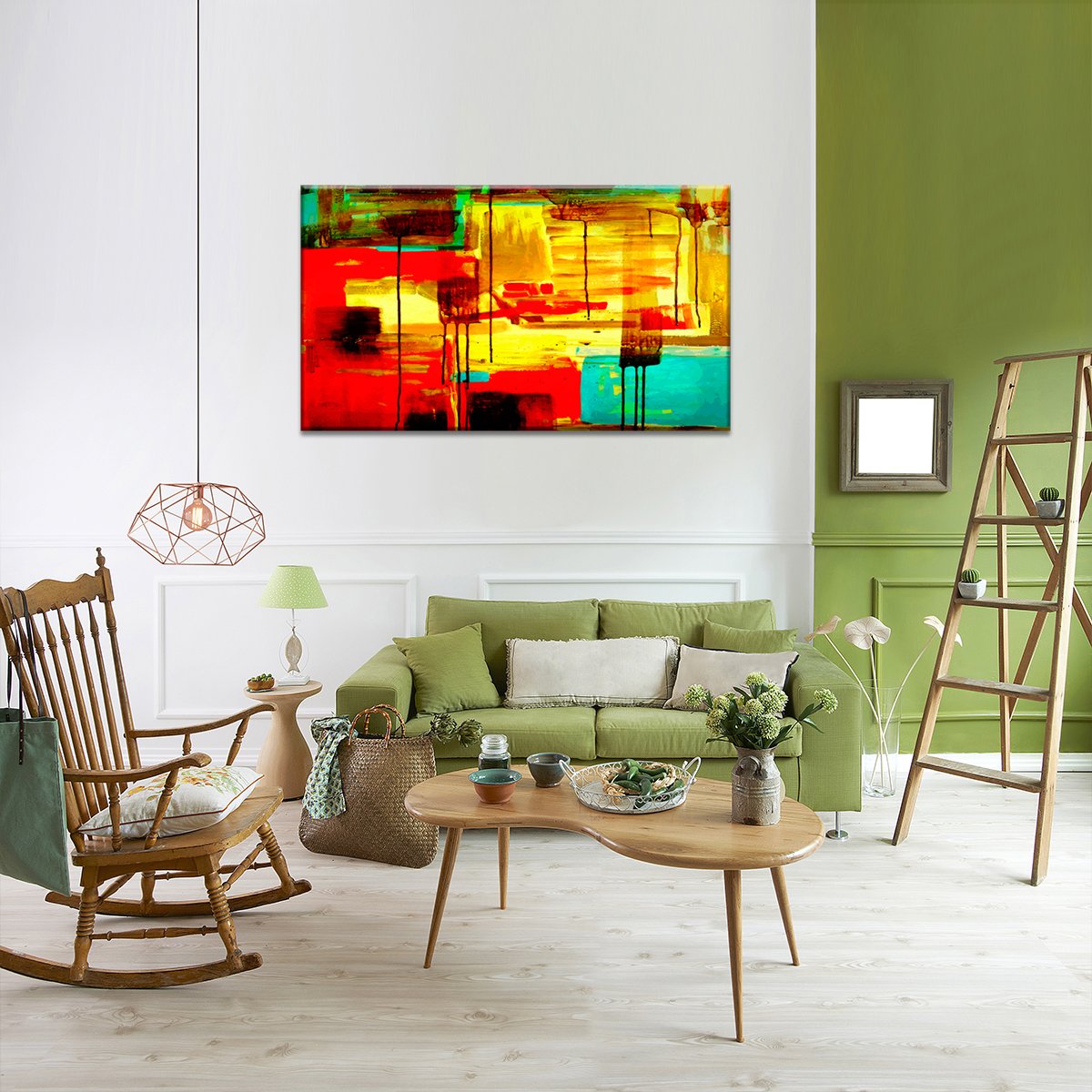 Composition By Greg Multi Panel Canvas Wall Art