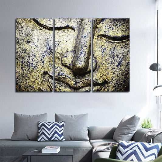 Content Buddha Multi Panel Canvas Wall Art