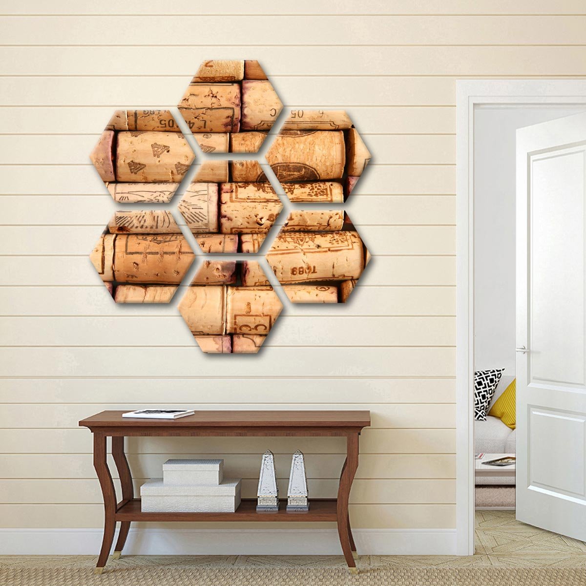 Corks Wall Multi Panel Canvas Wall Art
