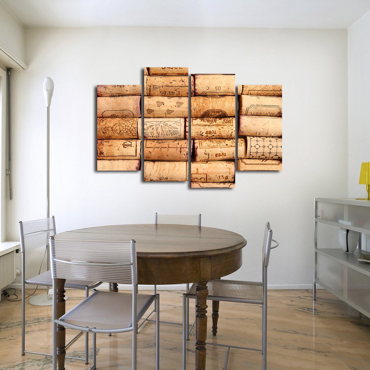 Corks Wall Multi Panel Canvas Wall Art