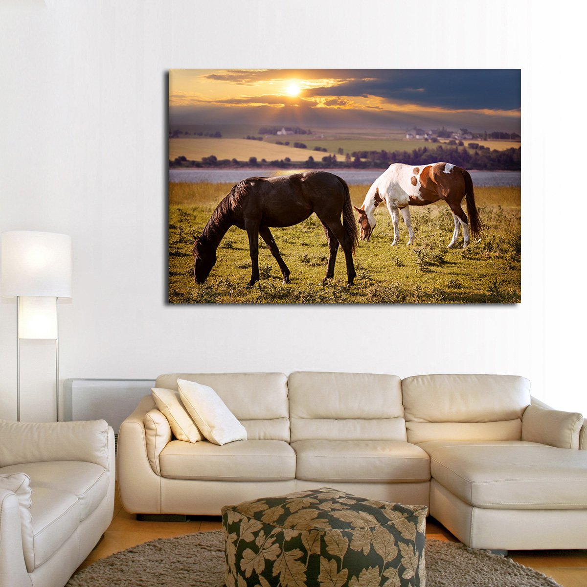 Countryside View Multi Panel Canvas Wall Art