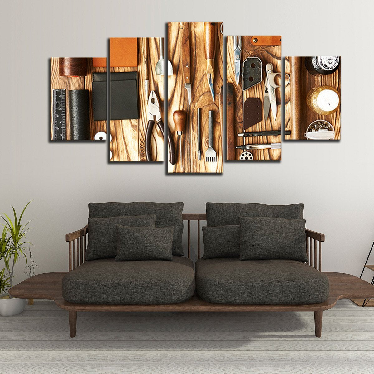 Crafting Tools Multi Panel Canvas Wall Art