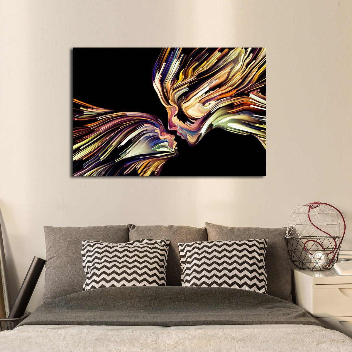 Creative Profile Multi Panel Canvas Wall Art