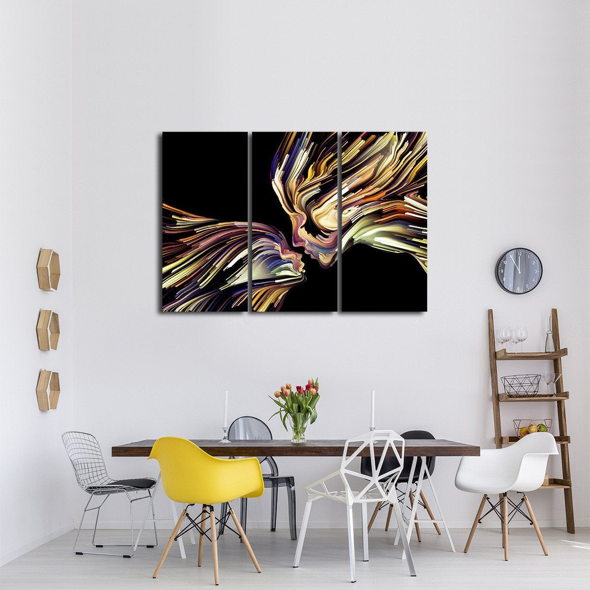 Creative Profile Multi Panel Canvas Wall Art