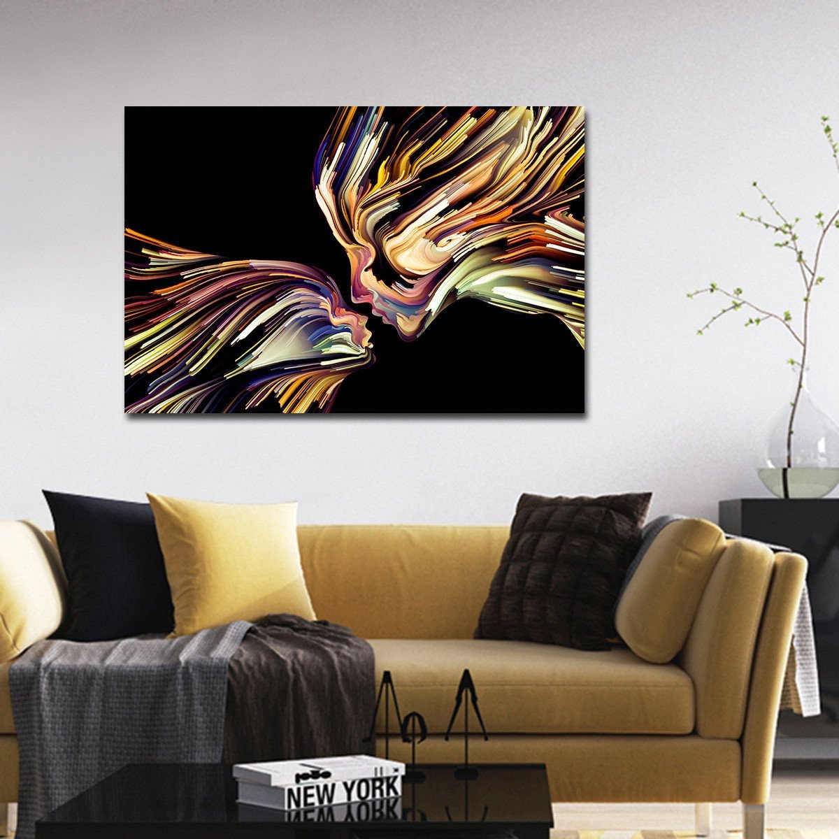 Creative Profile Multi Panel Canvas Wall Art
