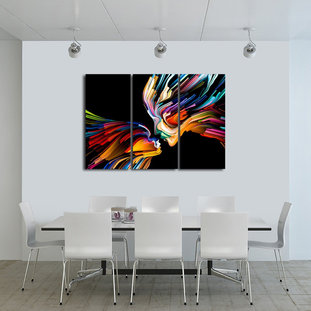 Creative Profile Multi Panel Canvas Wall Art