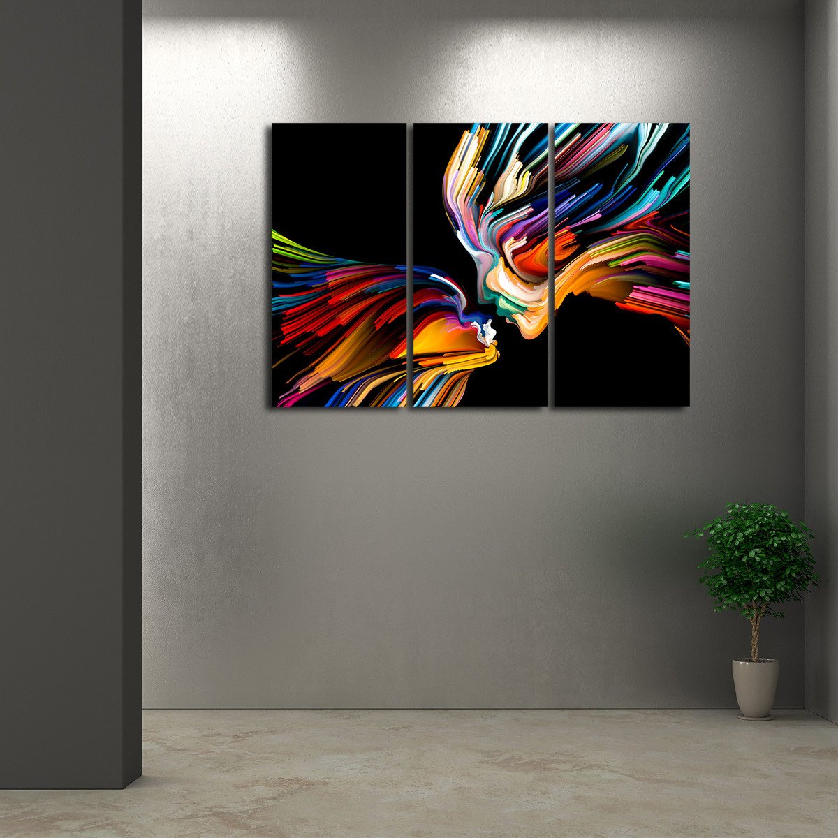 Creative Profile Multi Panel Canvas Wall Art