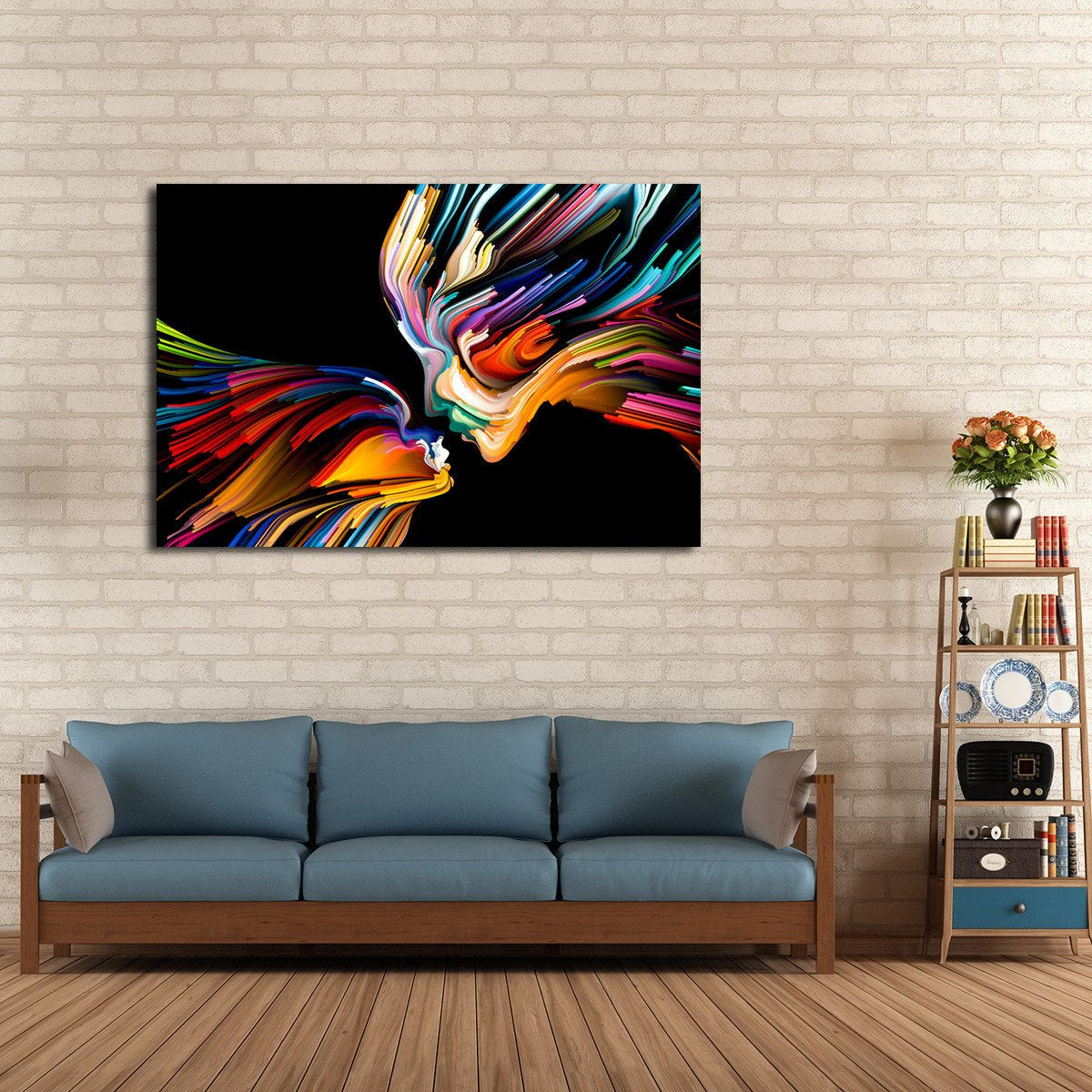 Creative Profile Multi Panel Canvas Wall Art