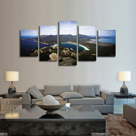Crystal Clear Bay Multi Panel Canvas Wall Art