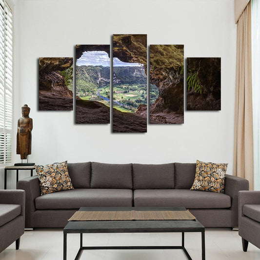 Cueva Ventana Multi Panel Canvas Wall Art