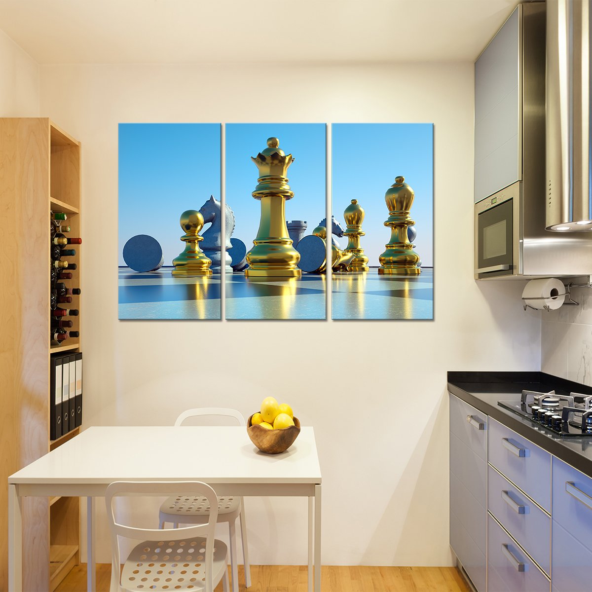 Golden Queen Multi Panel Canvas Wall Art