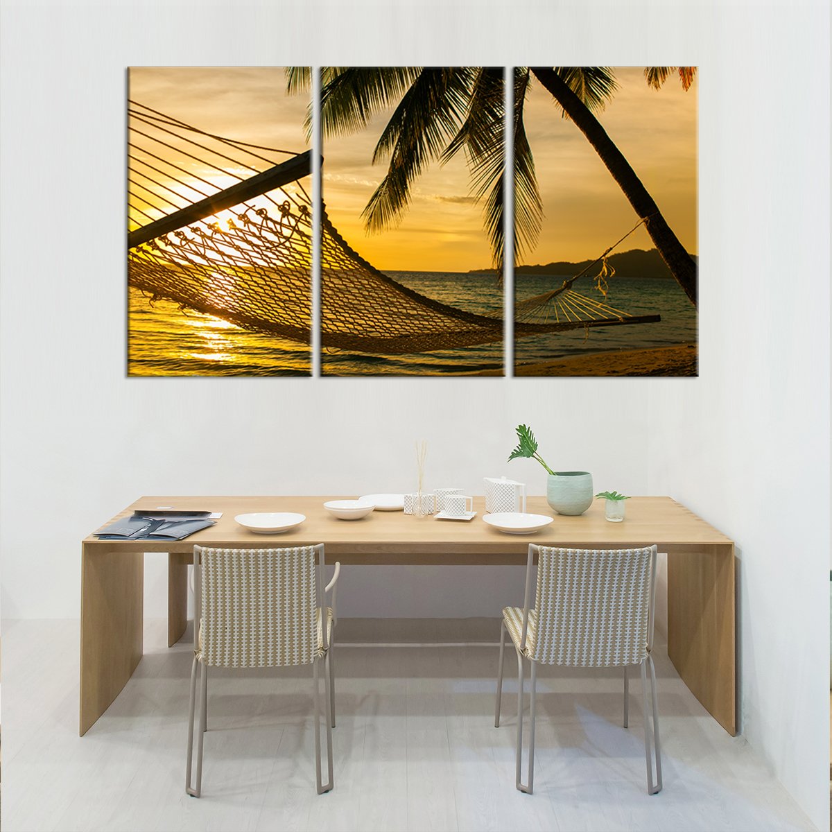 Hammock Multi Panel Canvas Wall Art
