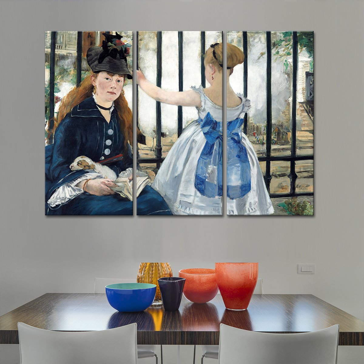 The Railway Multi Panel Canvas Wall Art