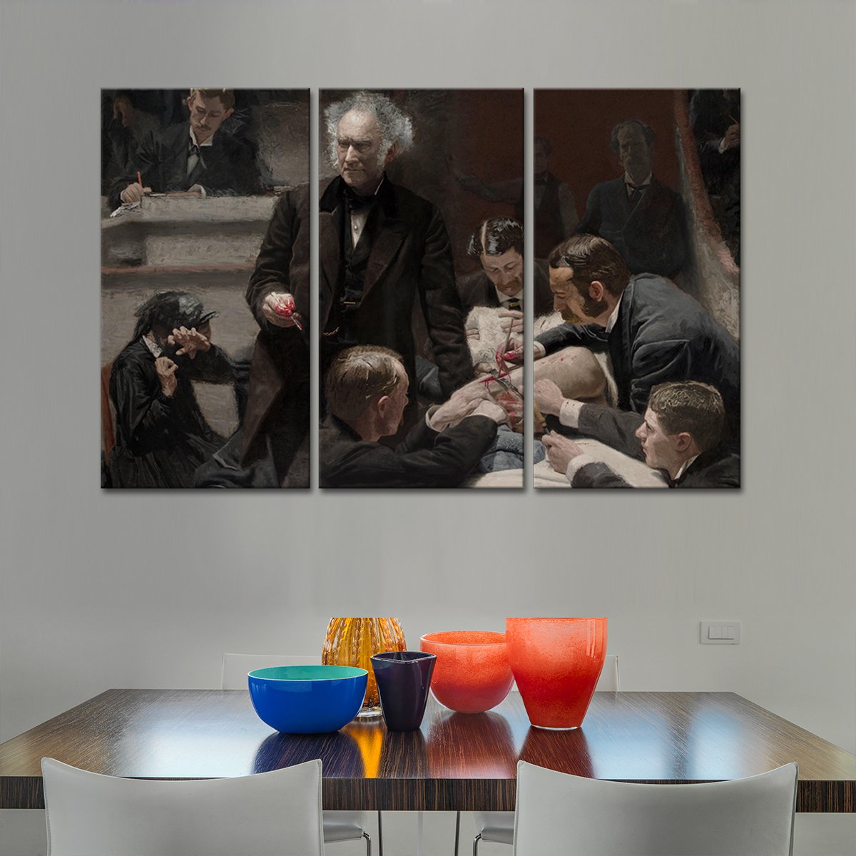 The Gross Clinic Multi Panel Canvas Wall Art