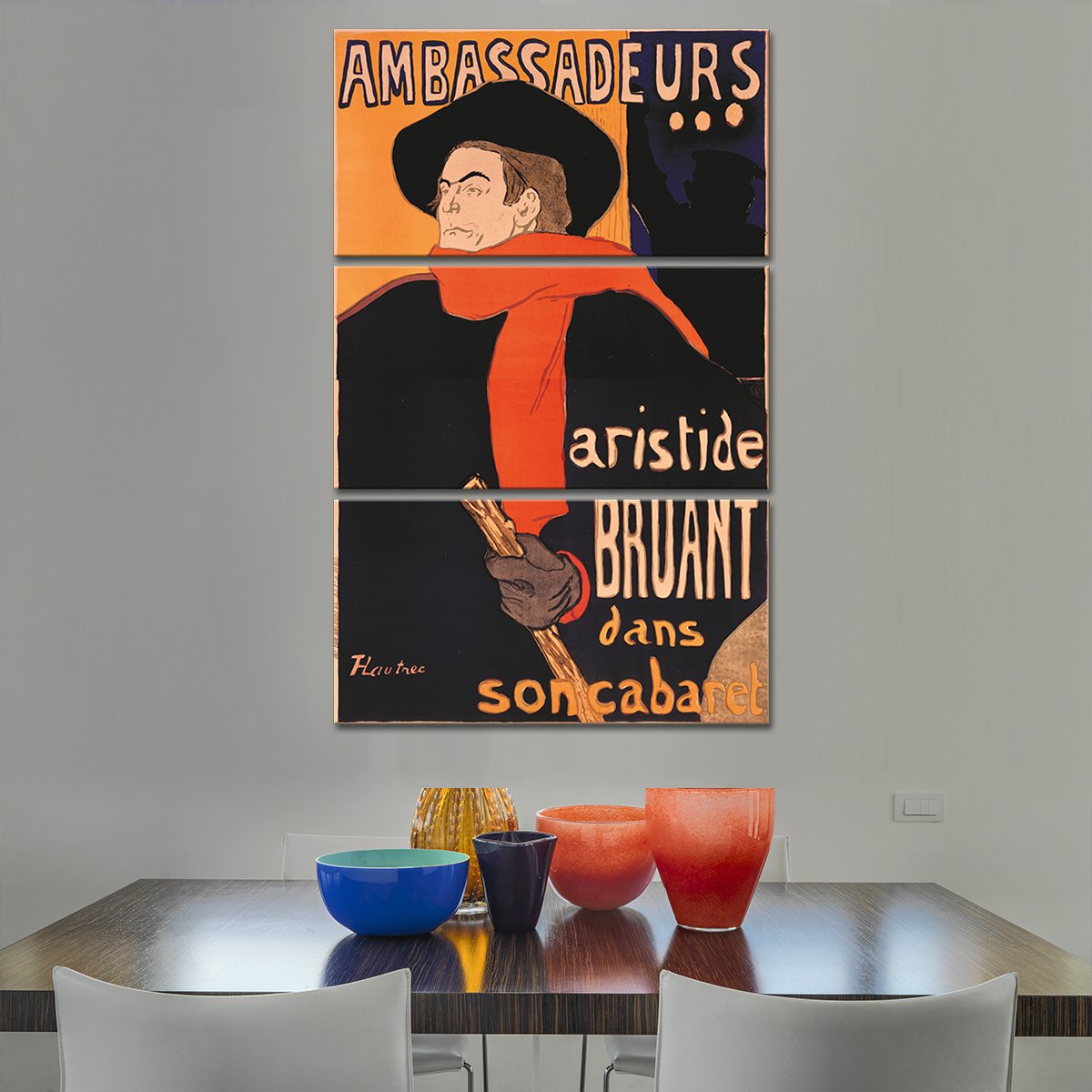 Ambassadeurs Multi Panel Canvas Wall Art