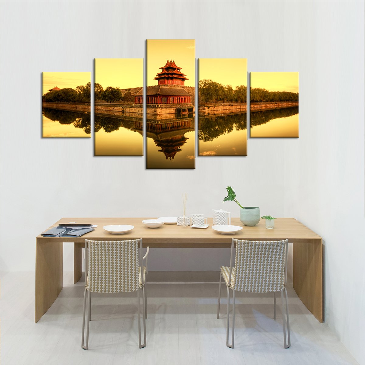 Forbidden City Multi Panel Canvas Wall Art