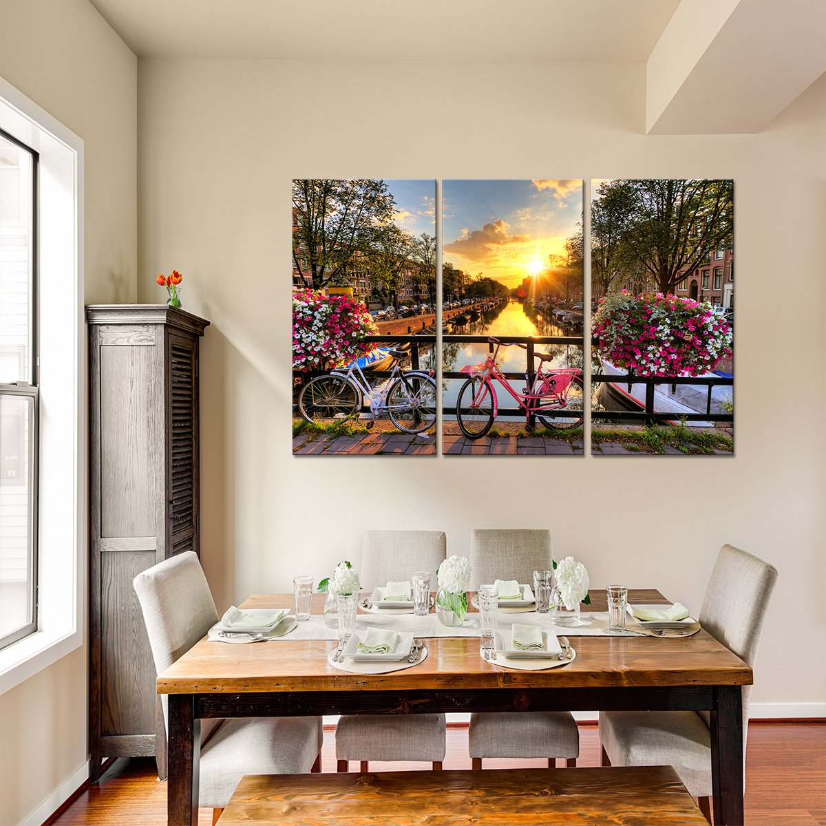Amsterdam Multi Panel Canvas Wall Art