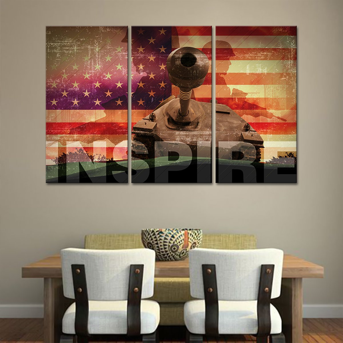 Armored Division Multi Panel Canvas Wall Art