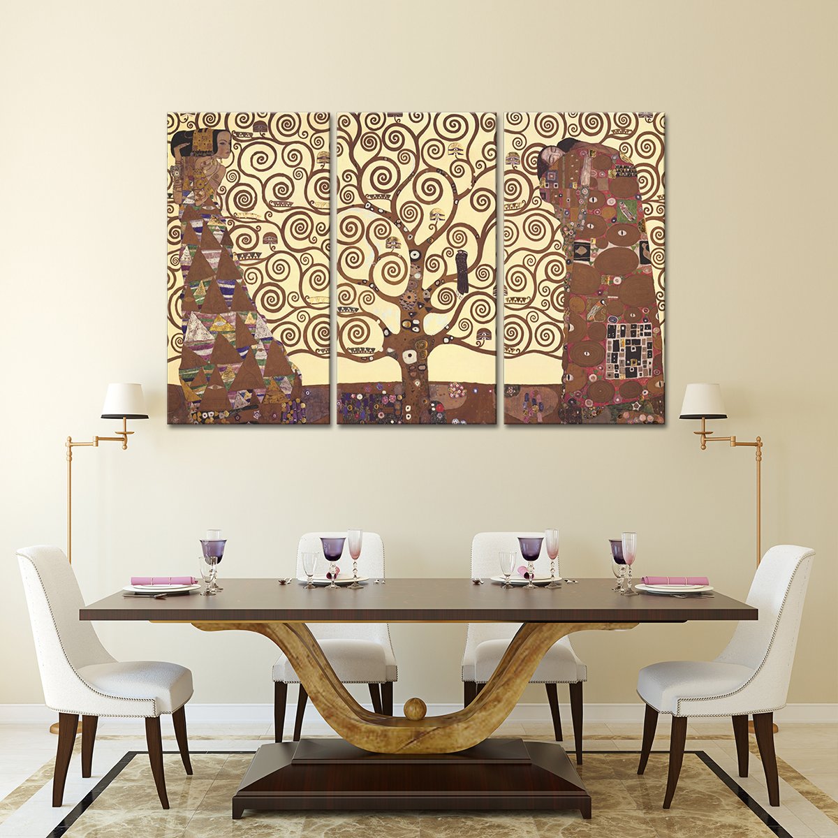 The Tree Of Life Multi Panel Canvas Wall Art