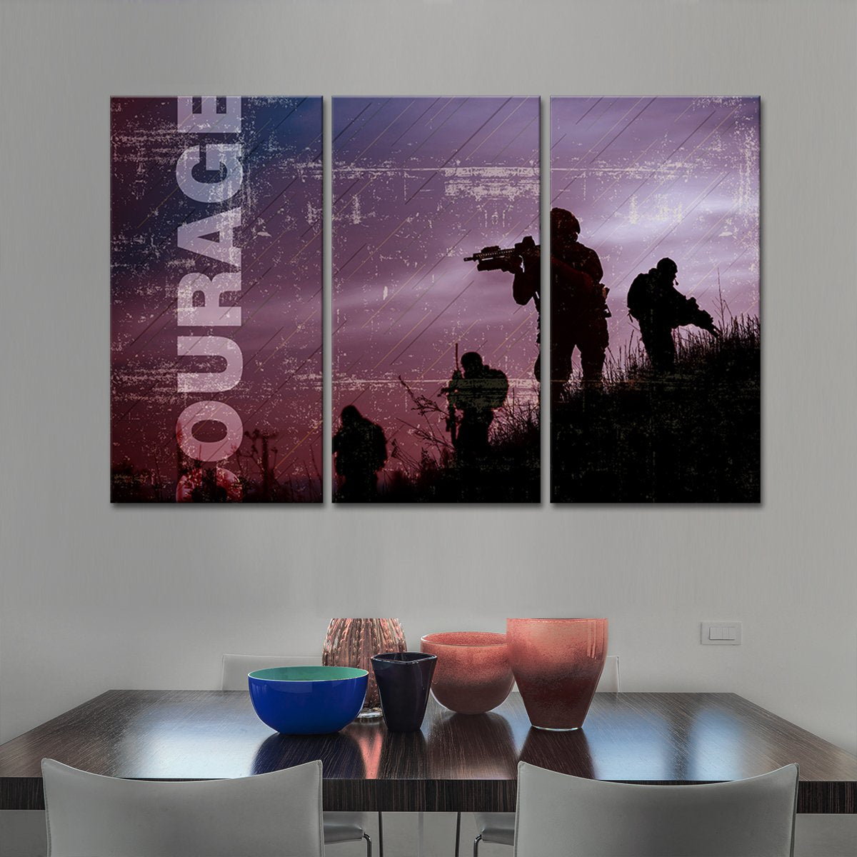Courage Multi Panel Canvas Wall Art
