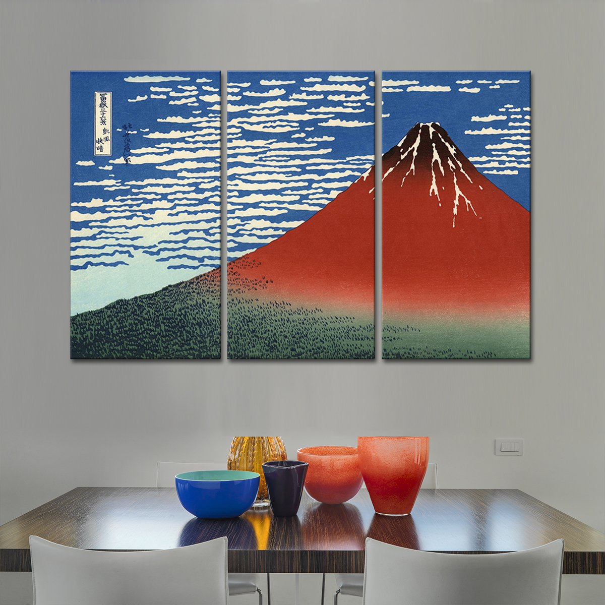 Fine Wind Clear Morning Multi Panel Canvas Wall Art