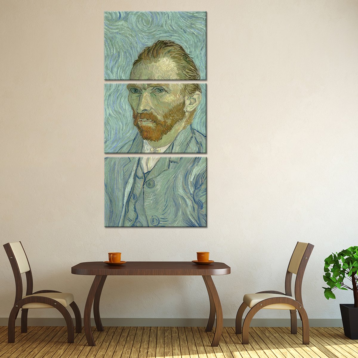 Self Portrait Multi Panel Canvas Wall Art