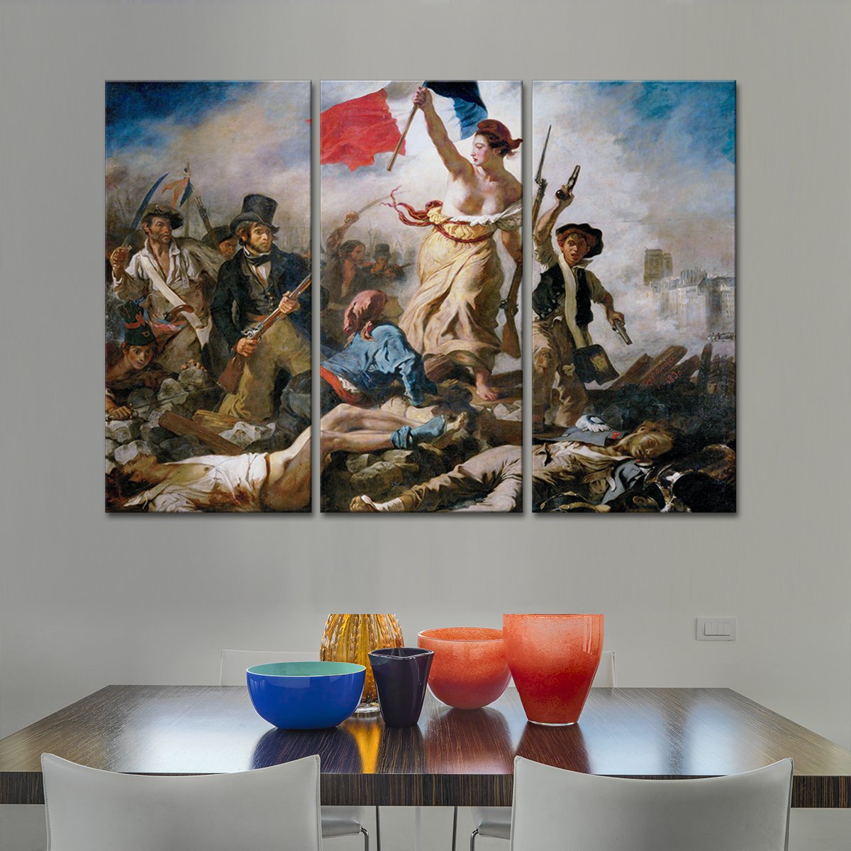 Liberty Leading the People Multi Panel Canvas Wall Art