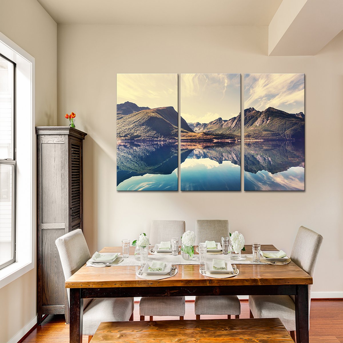 Crater Lake Multi Panel Canvas Wall Art