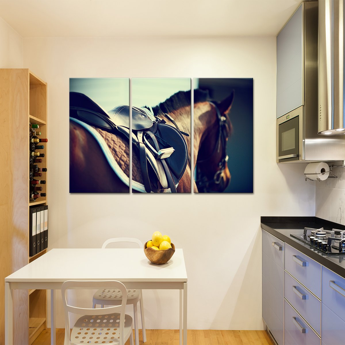 Horseback Riding Multi Panel Canvas Wall Art