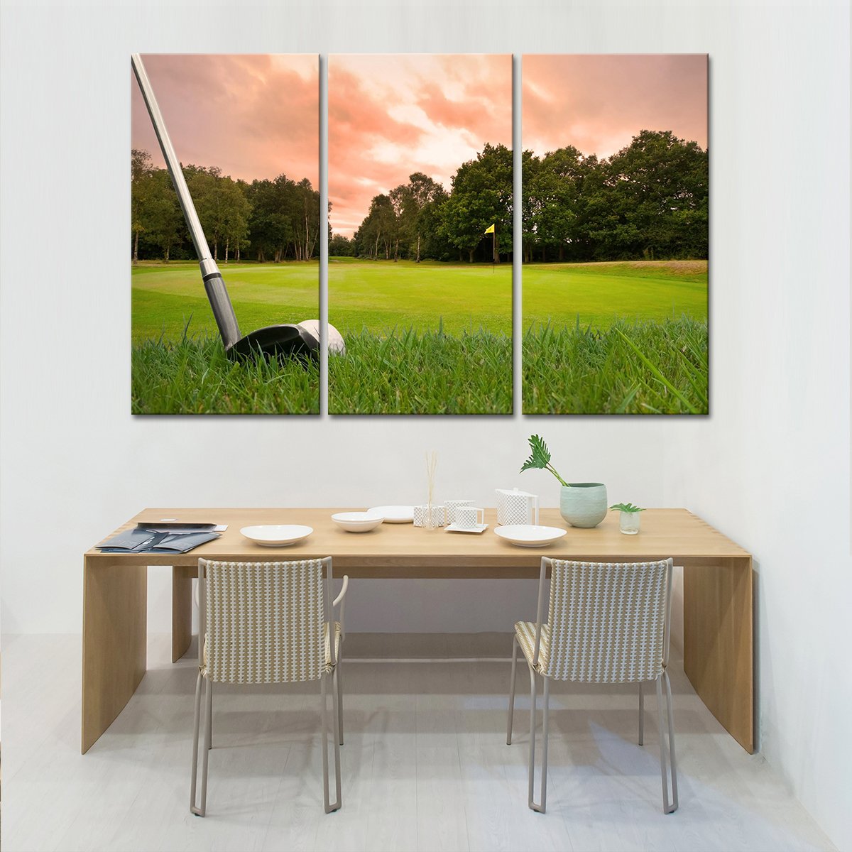 Fairway Multi Panel Canvas Wall Art