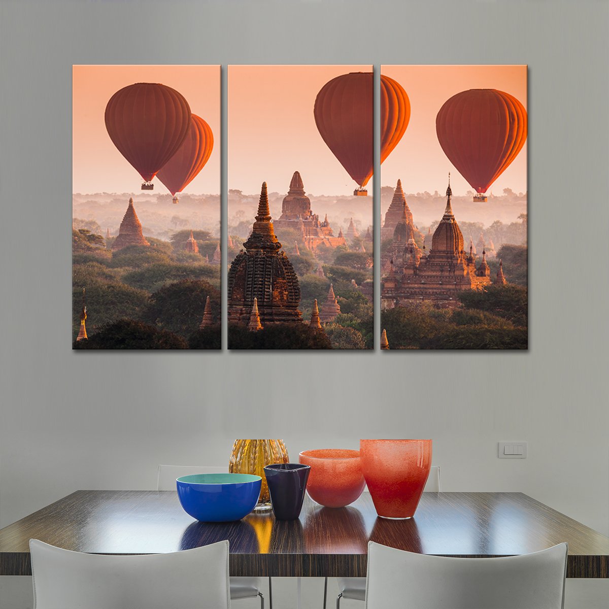 Myanmar Multi Panel Canvas Wall Art