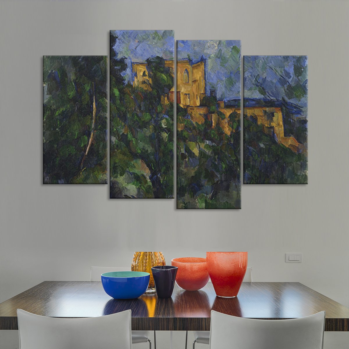Chateau Noir Multi Panel Canvas Wall Art