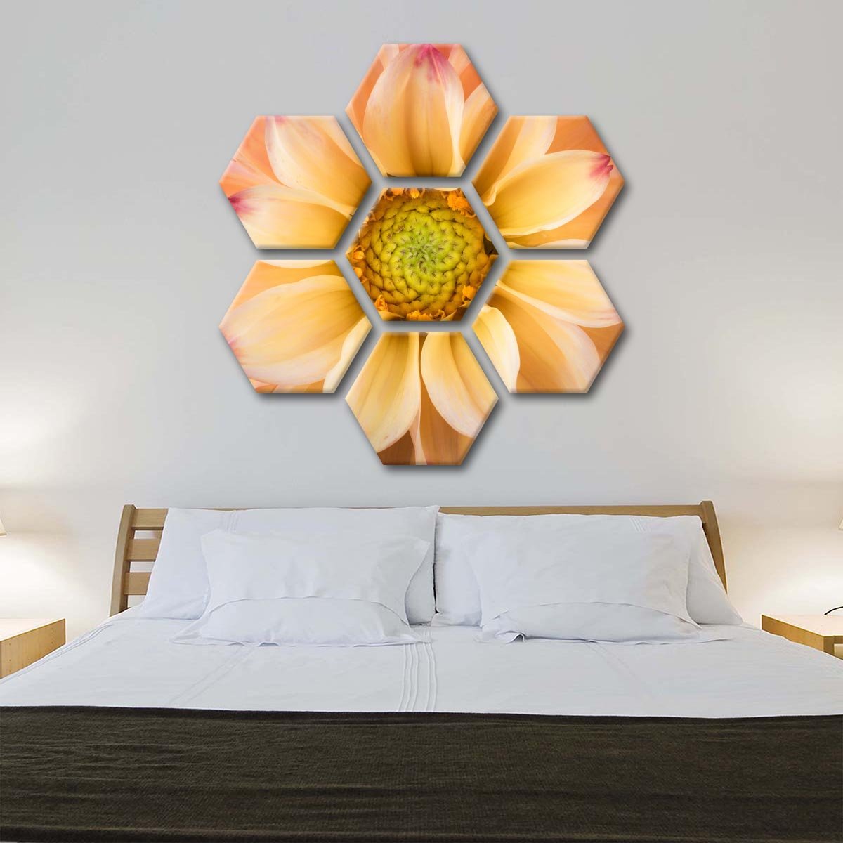Dahlia Multi Panel Canvas Wall Art