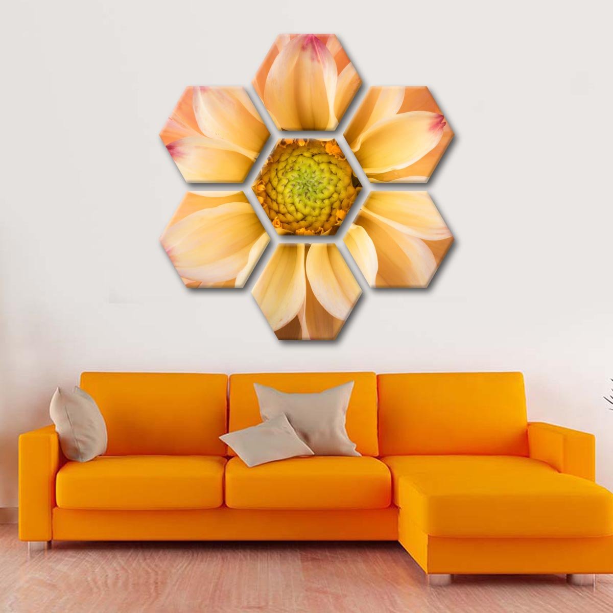 Dahlia Multi Panel Canvas Wall Art