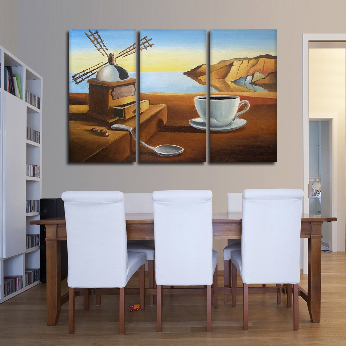 Dali Coffee Multi Panel Canvas Wall Art