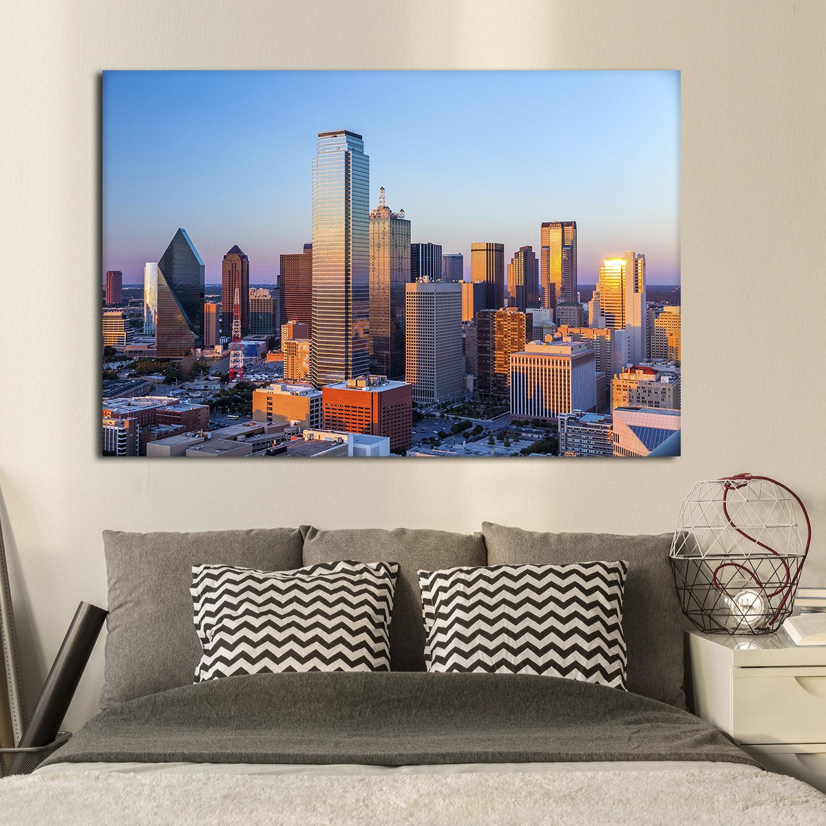 Dallas Multi Panel Canvas Wall Art