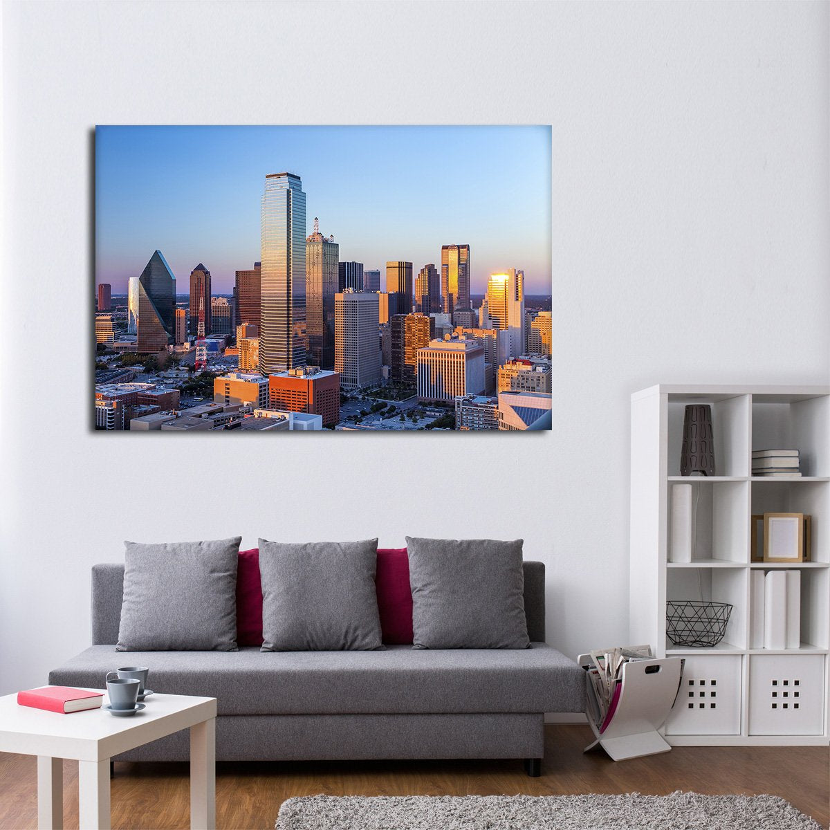 Dallas Multi Panel Canvas Wall Art